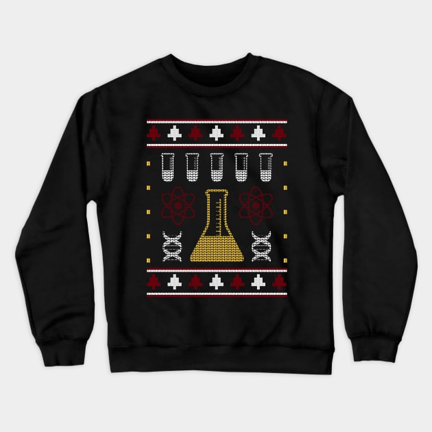 Science Ugly Christmas Sweater Crewneck Sweatshirt by Krishnansh W.